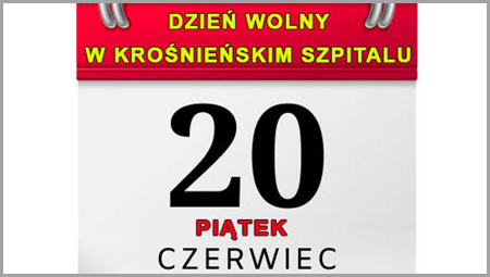 20 czerwca 2025 r. dniem wolnym od pracy